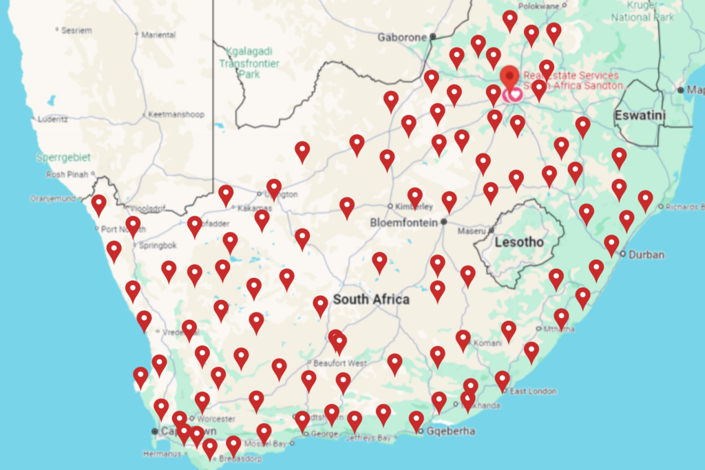 Real Estate Services Areas in south Africa